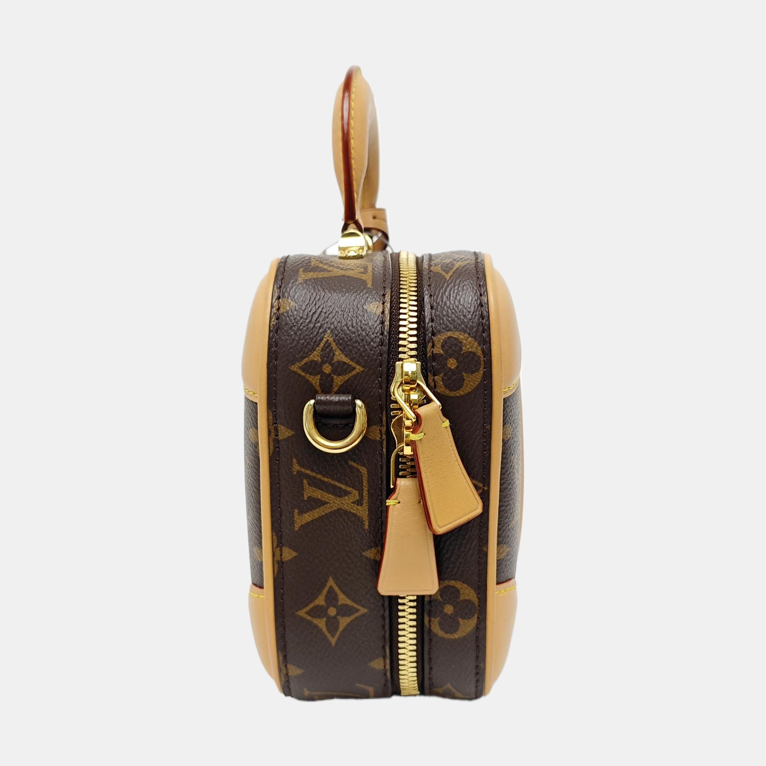 LUGGAGE Monogram Coated Canvas Brown