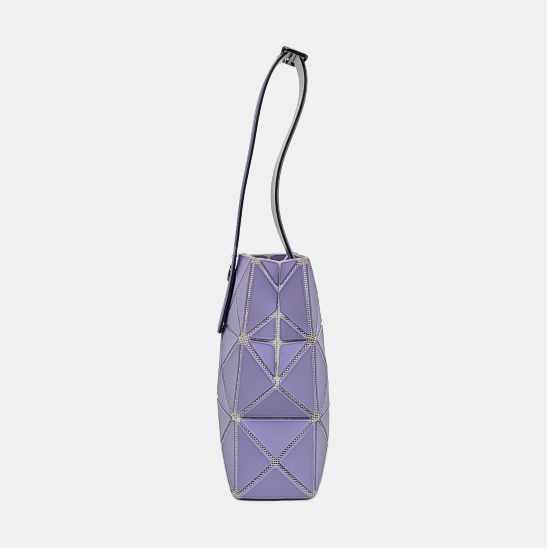 Special Material Top Handle Bag Purple