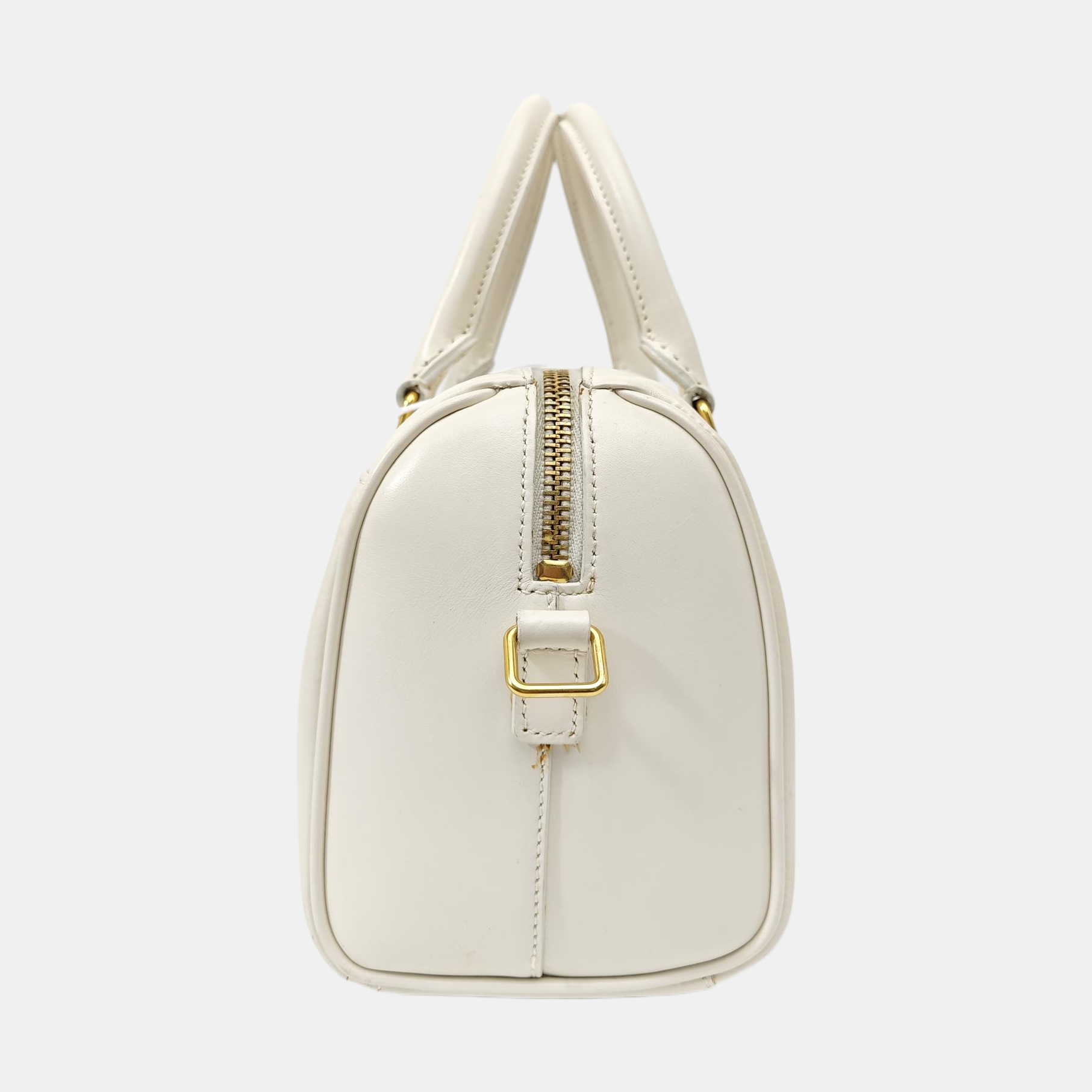 CLASSIC DUFFEL 6 Calfskin White
