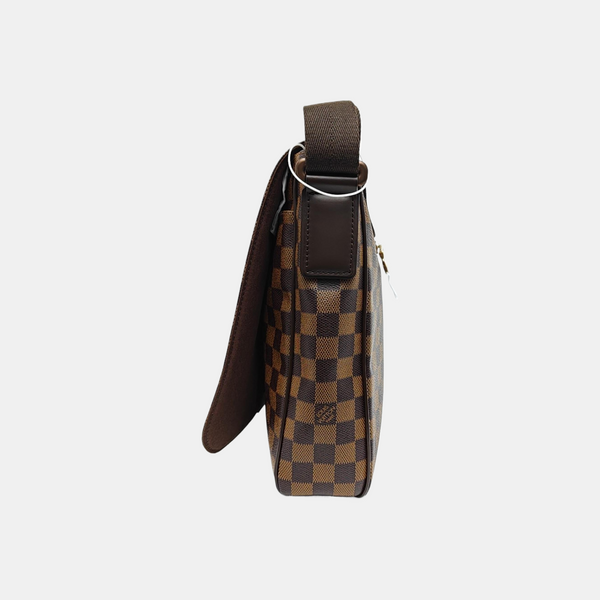 DISTRICT MM Damier Ebene Coated Canvas Brown
