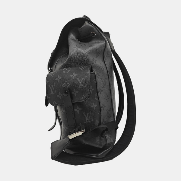 CHRISTOPHER PM Monogram Coated Canvas Gray