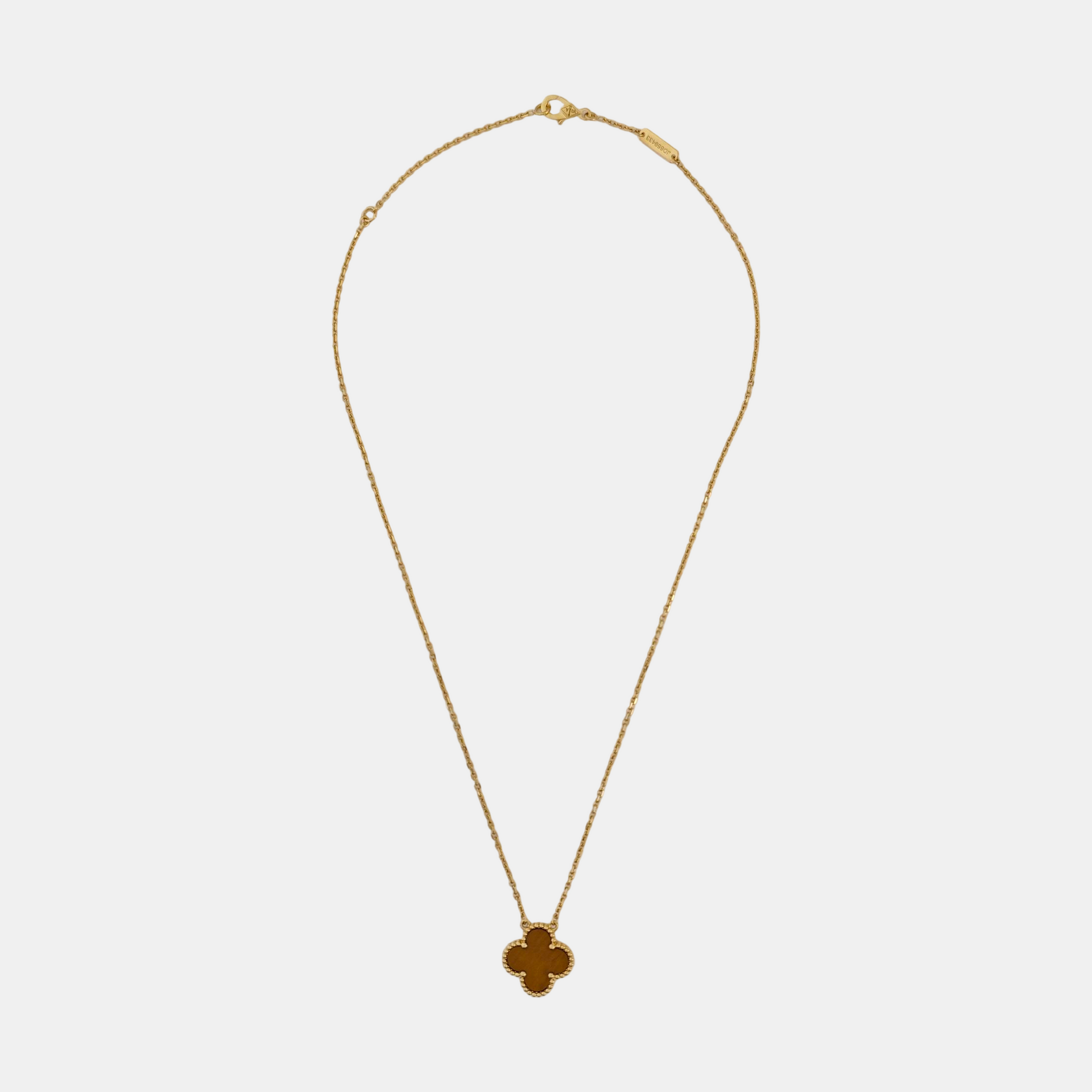 Vintage Alhambra 18k Gold Necklace