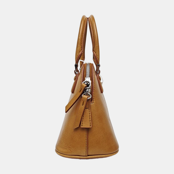 Calfskin Shoulder Bag Brown