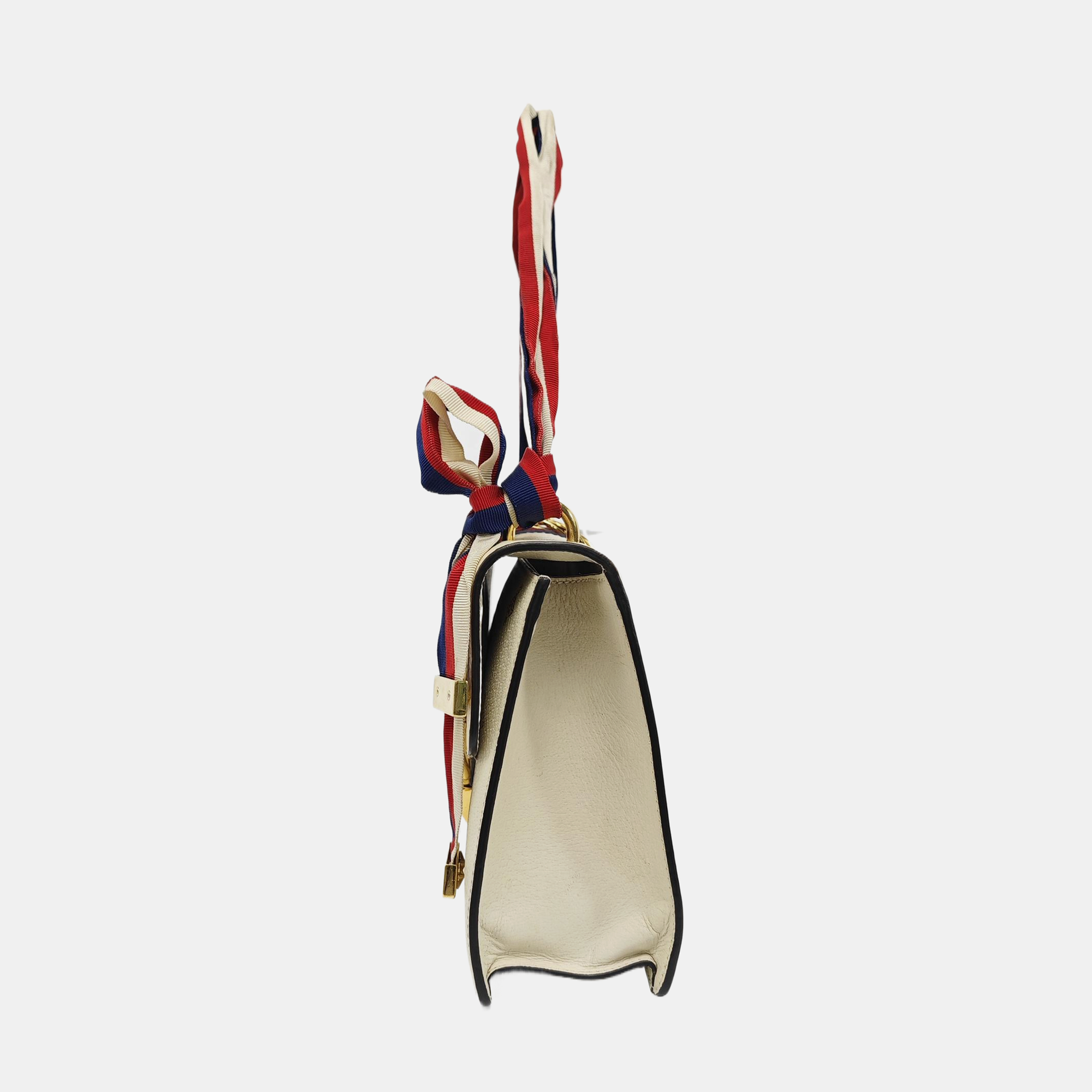 Sylvie Small Calfskin White