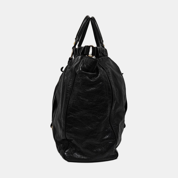 Calfskin Tote Bag Black