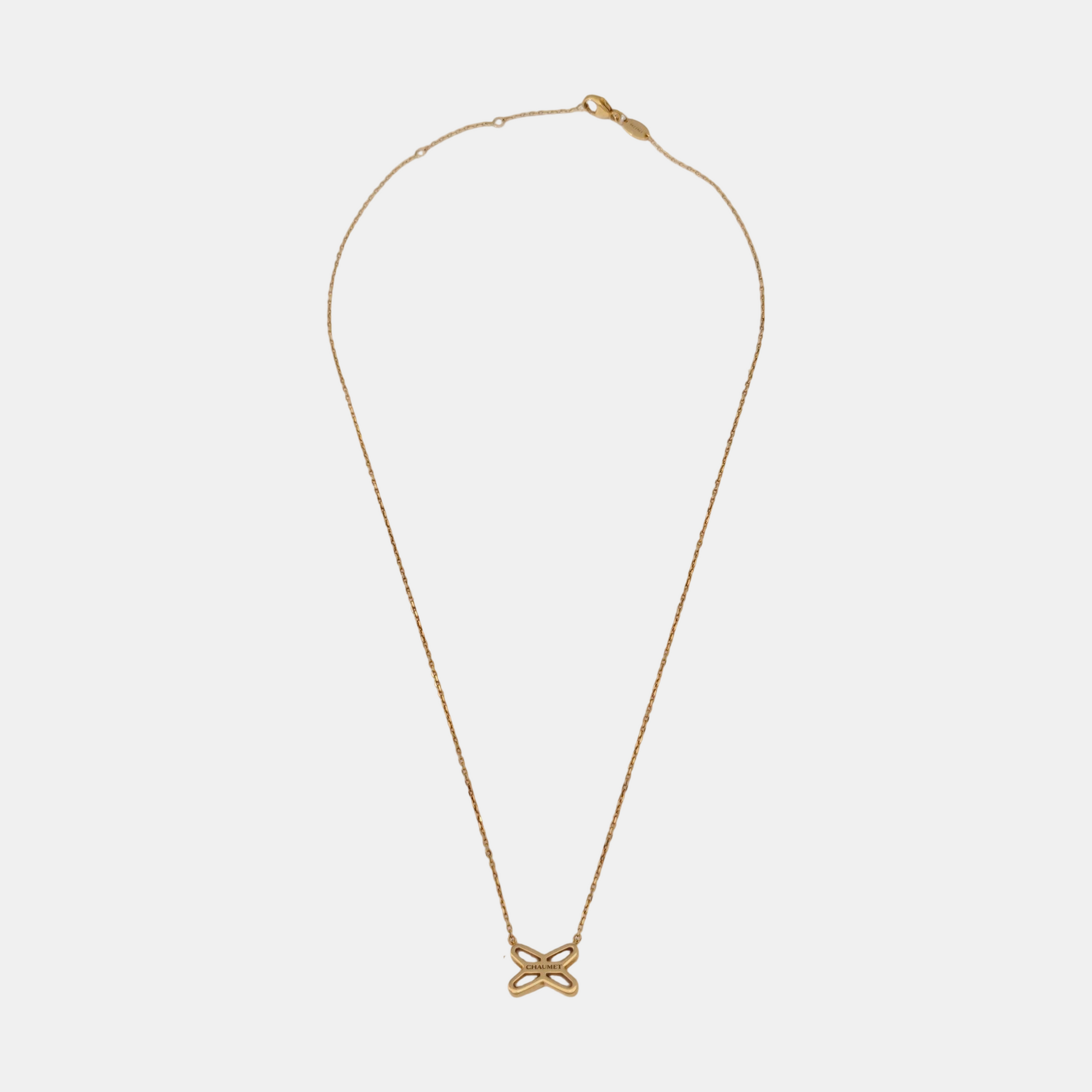 Jeux De Liens 18k Rose Gold Necklace