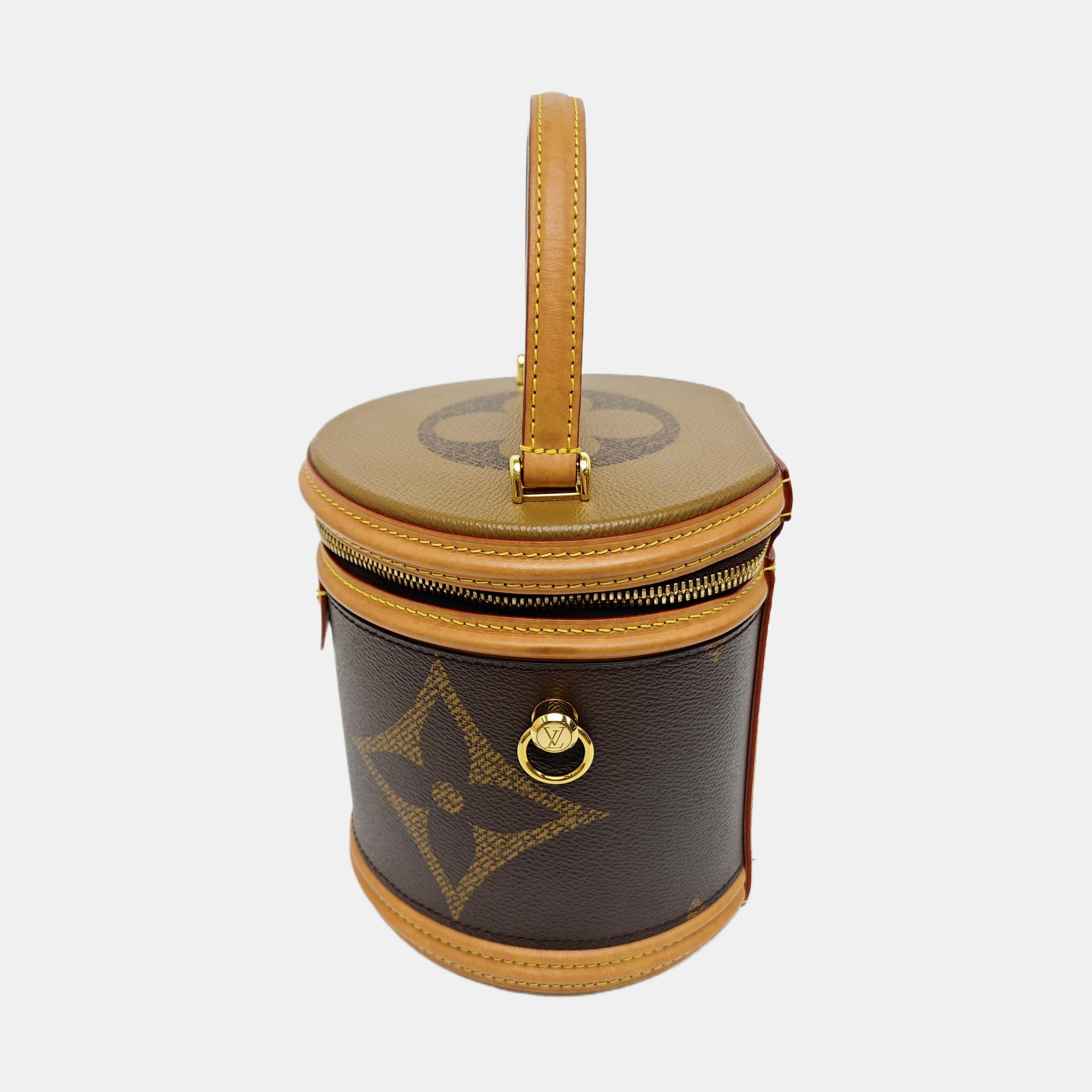 CANNES Monogram Coated Canvas Brown