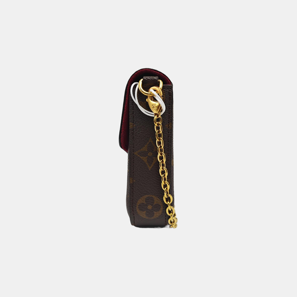 FÉLICIE Monogram Coated Canvas Brown