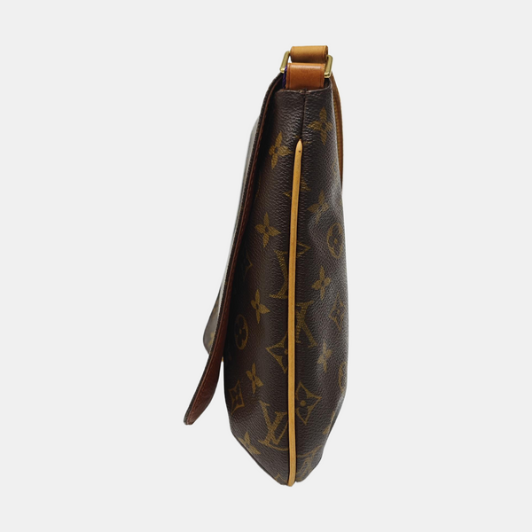MUSETTE TANGO Monogram Coated Canvas Brown
