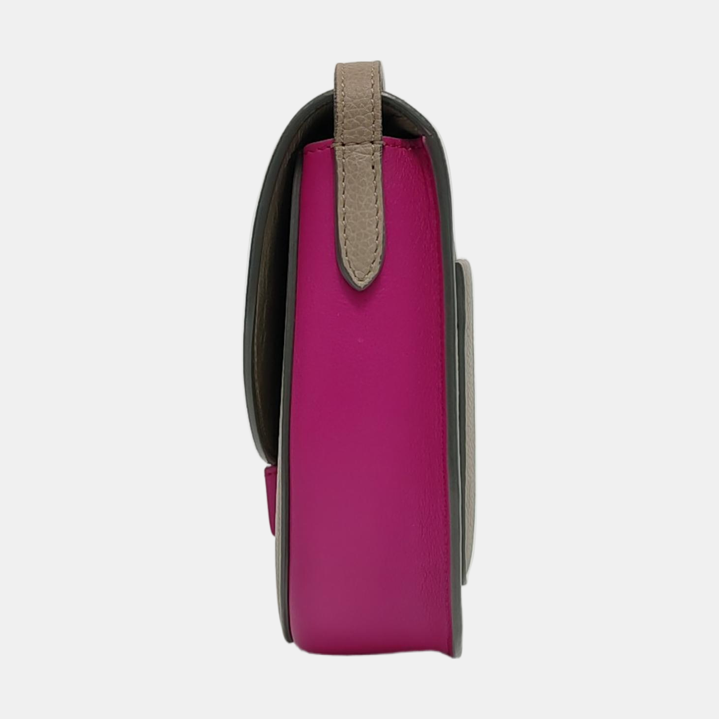 TROTTEUR Small Calfskin Gray