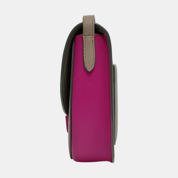 TROTTEUR Small Calfskin Gray