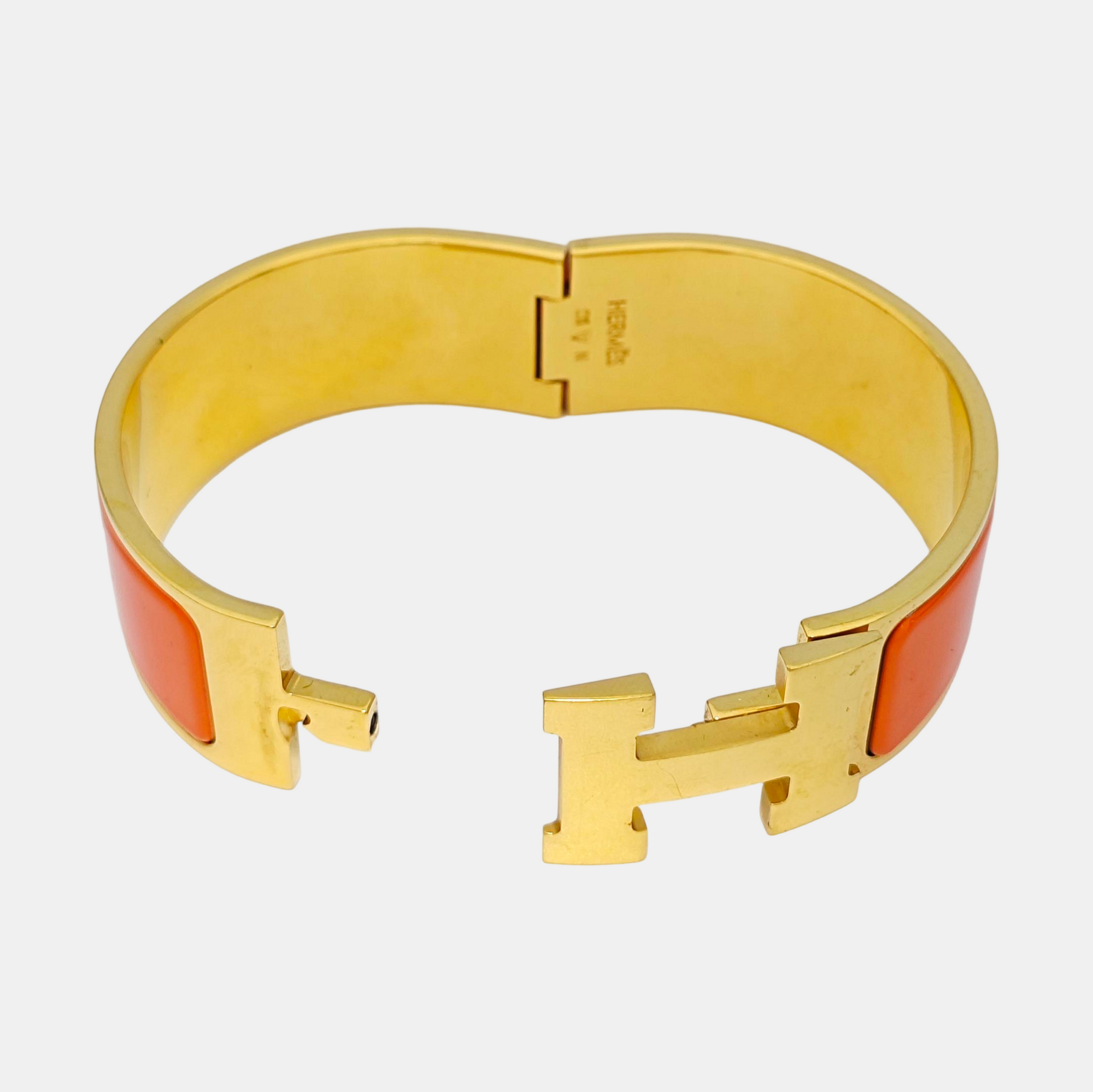 Clic Clac H Metal Gold Bangle