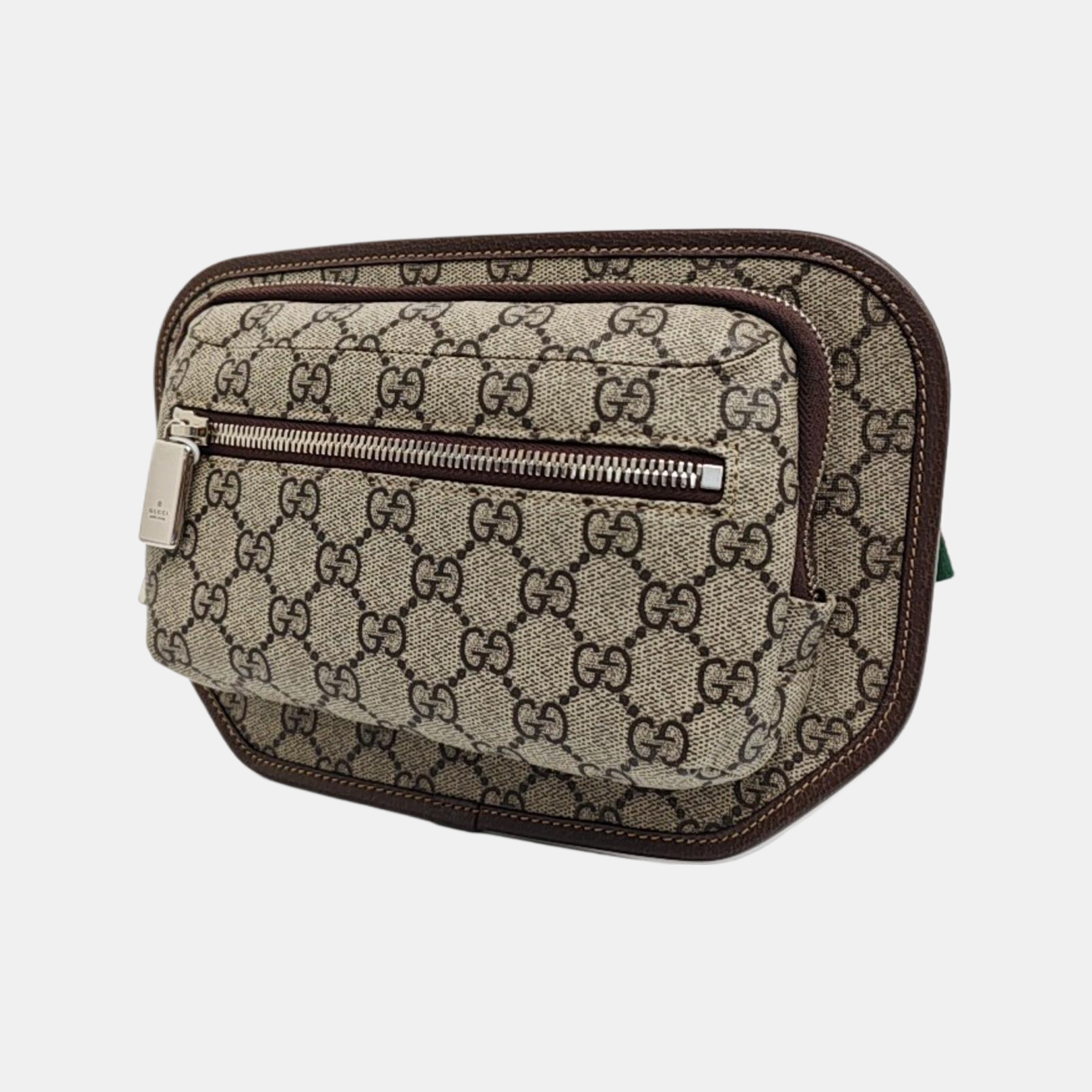 Monogram Coated Canvas Belt Bag Beige
