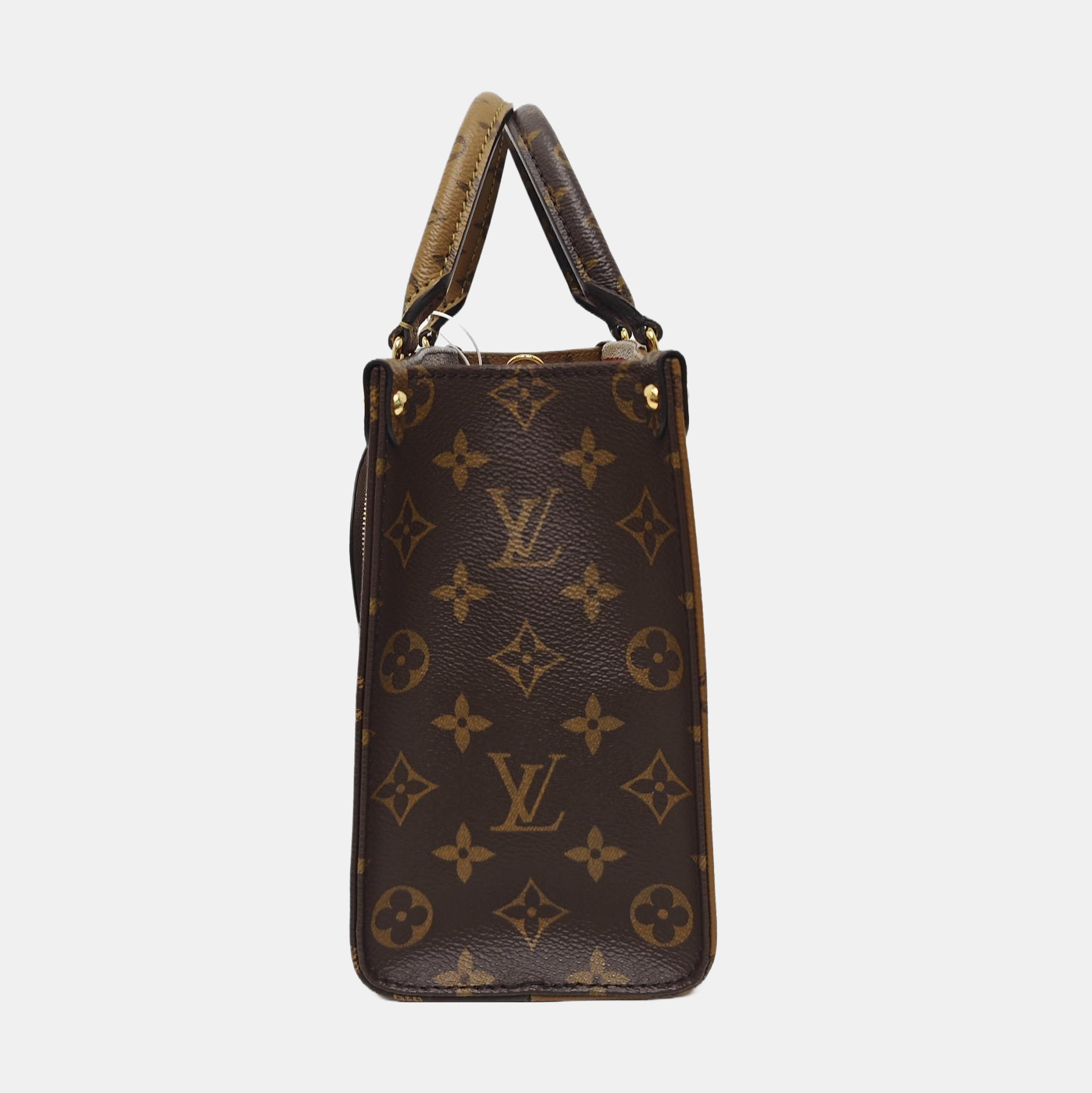 ONTHEGO PM Monogram Coated Canvas Brown