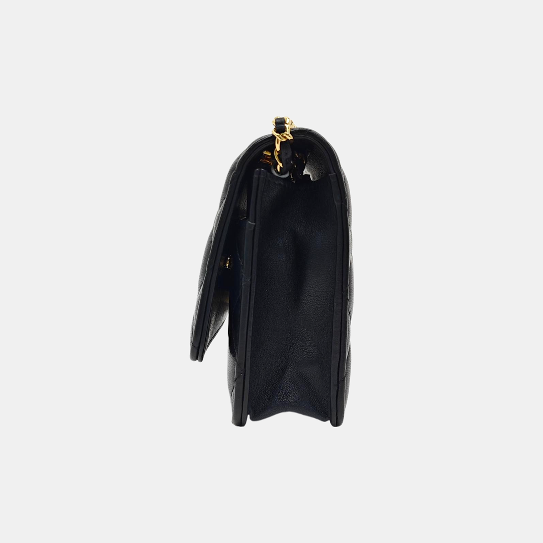 WOC Quilted Lambskin Black