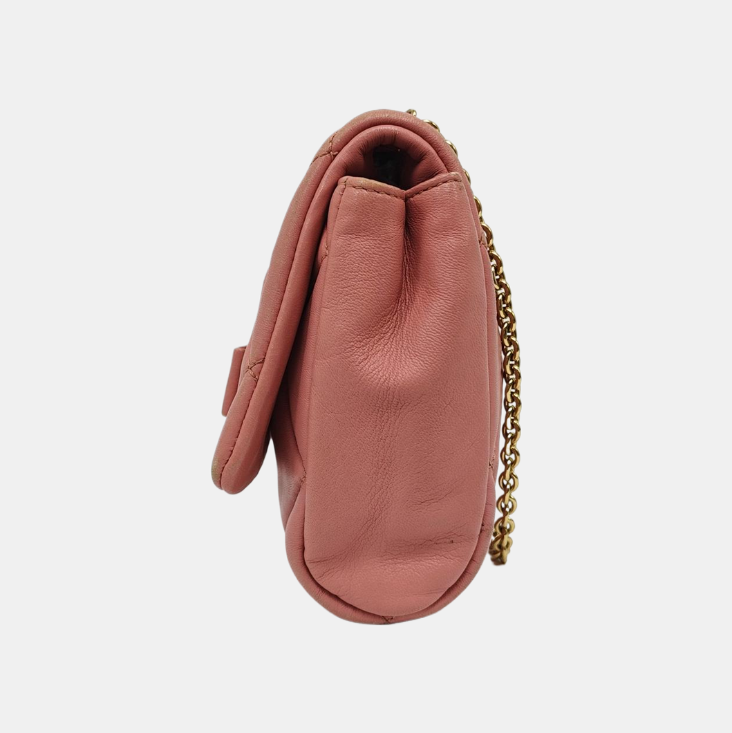 Vara Quilted Calfskin Pink