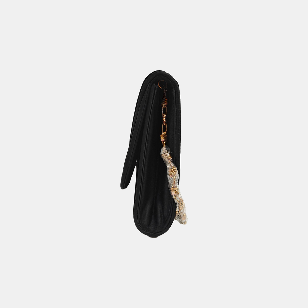 Velvet Shoulder Bag Black