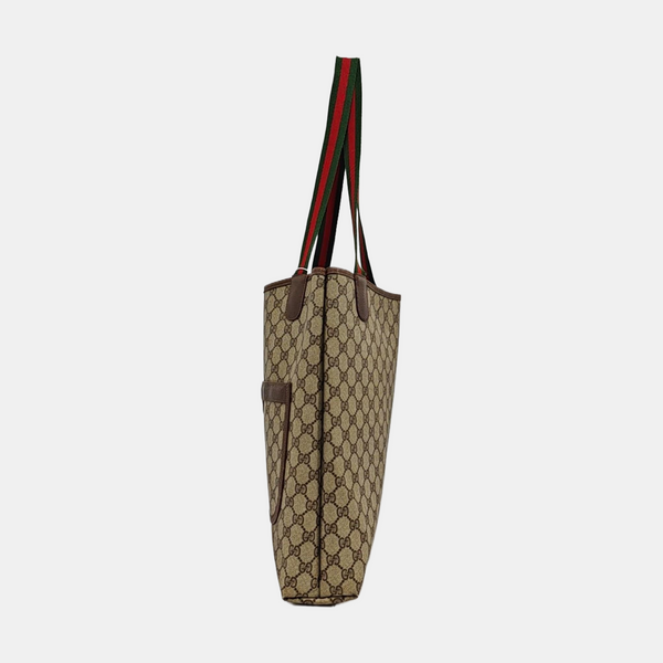 GG Supreme Monogram Coated Canvas Beige