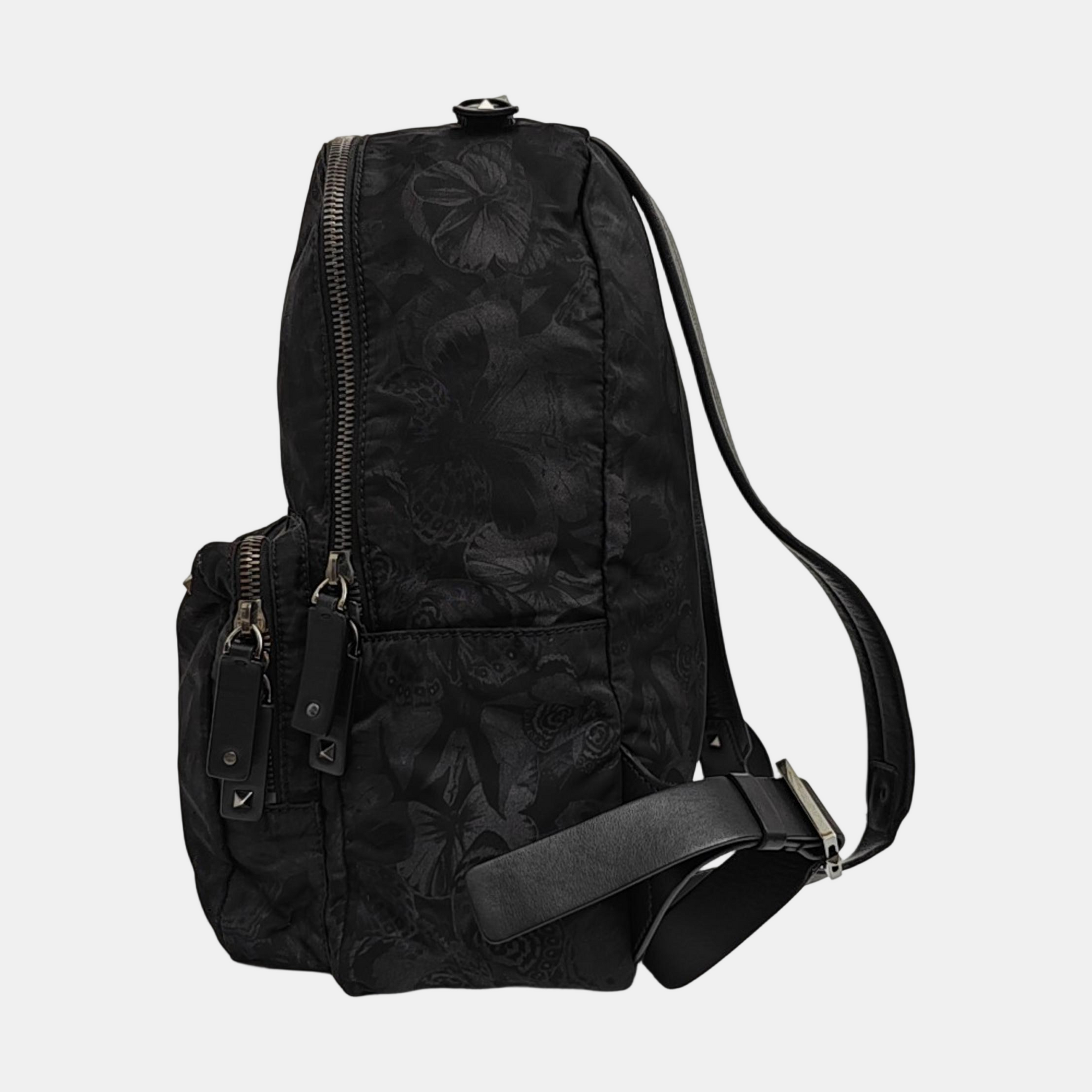 Nylon Backpack Black