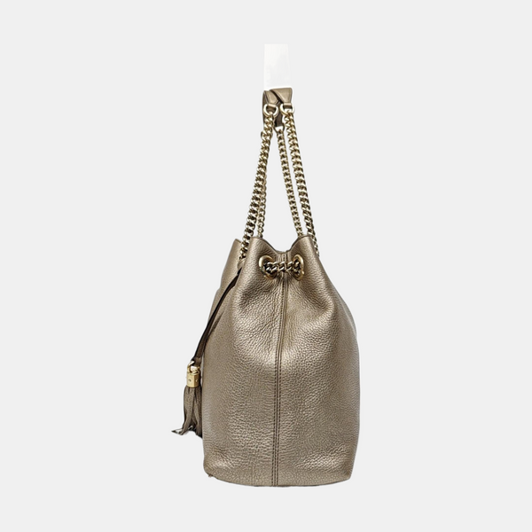 Soho Large Calfskin Beige