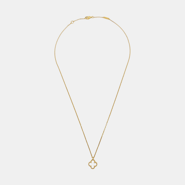 Sweet Alhambra 18k Gold Necklace