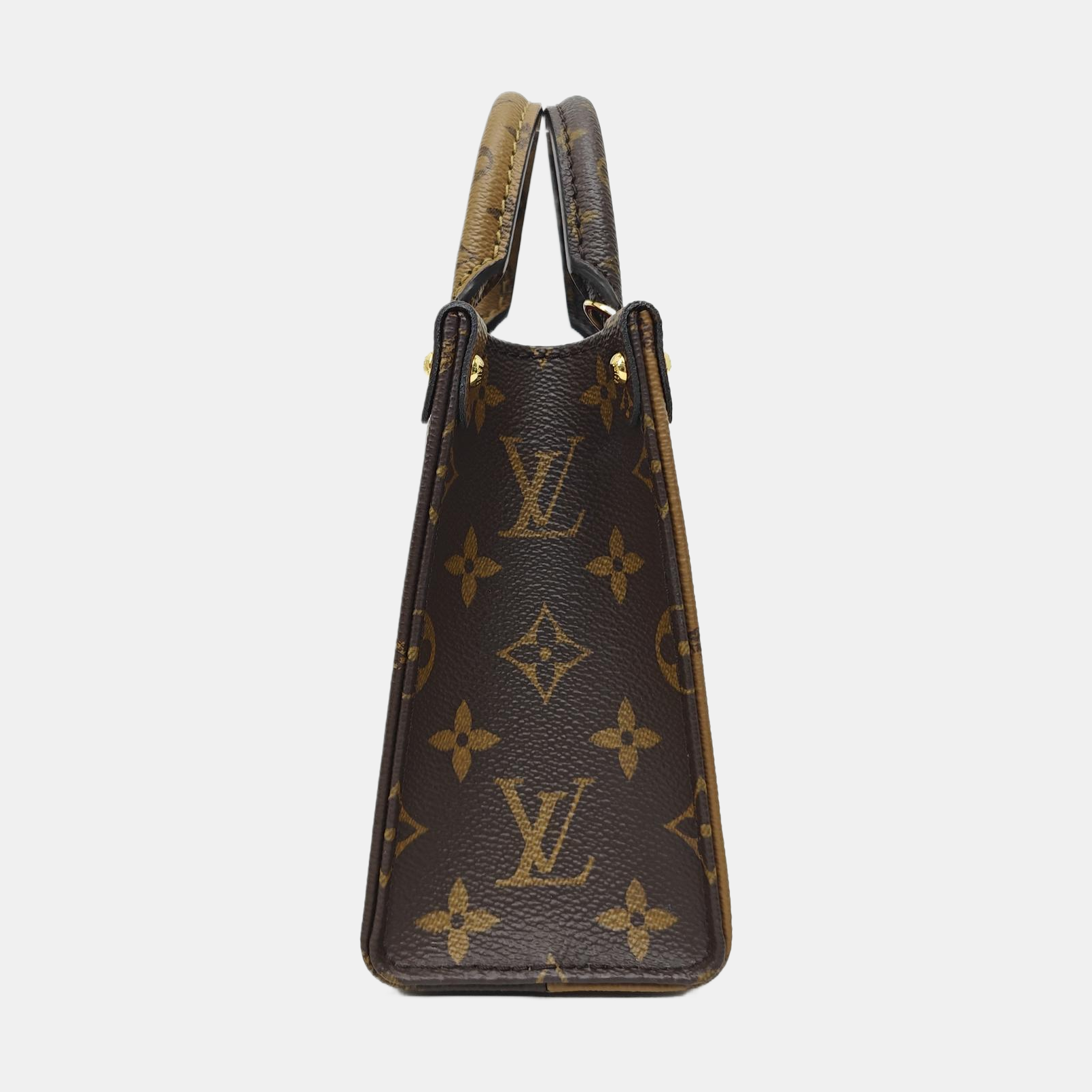 ONTHEGO BB Monogram Coated Canvas Brown