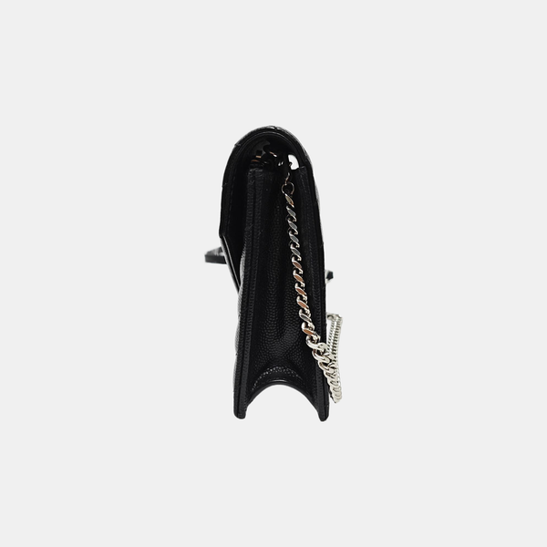 MONOGRAM WOC Chevron Calfskin Black