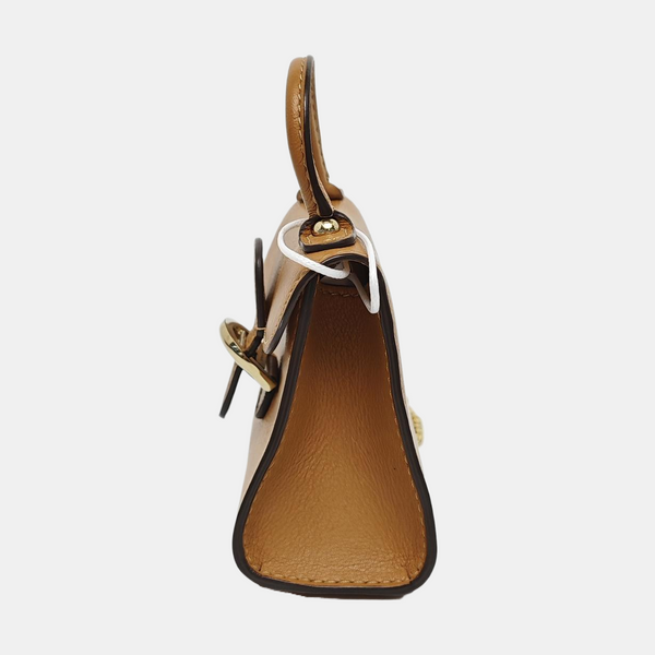 Brillant Leather Brown Key Pouch