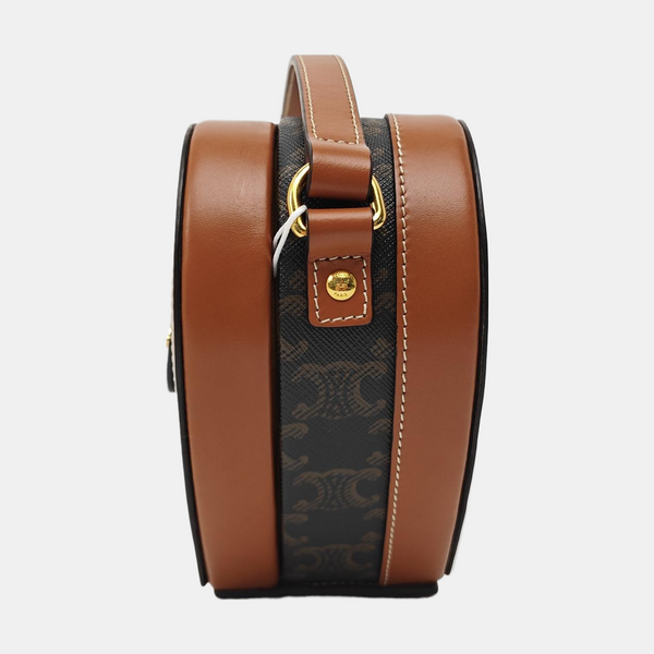 TRIOMPHE Mini Coated Canvas Brown