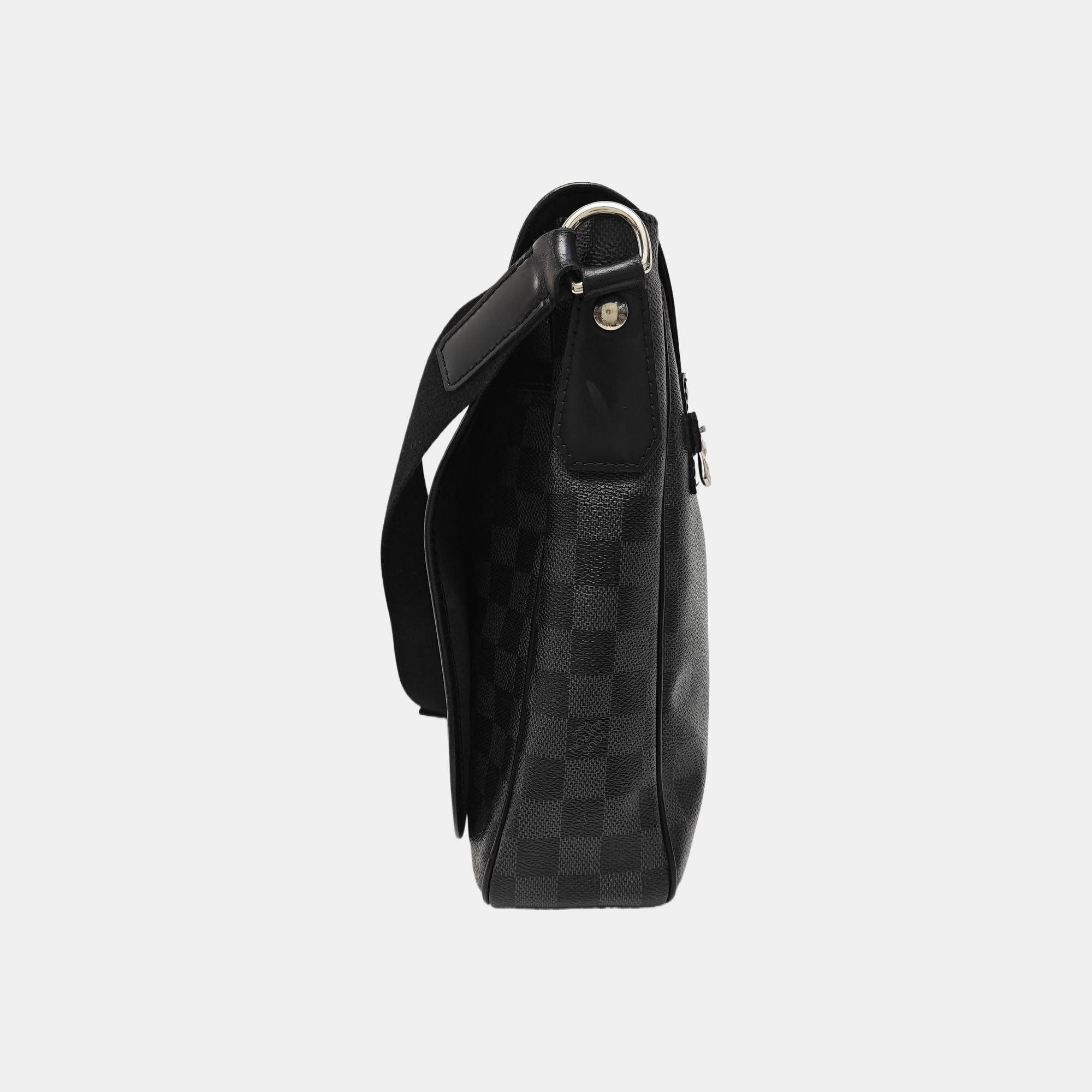 DANIEL Damier Graphite Coated Canvas Gray