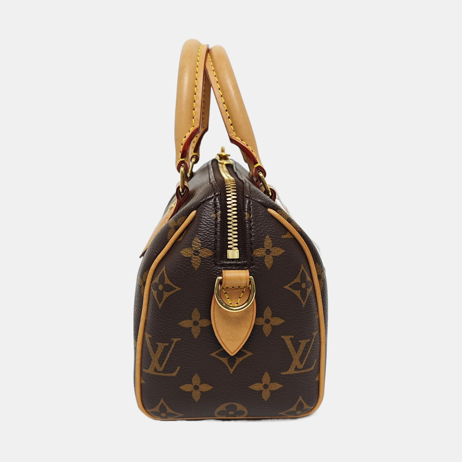 SPEEDY 20 Monogram Coated Canvas Brown