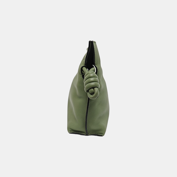 Authenticated pre-owned  Flamenco Calfskin Green - Shoulder Bag at Looply