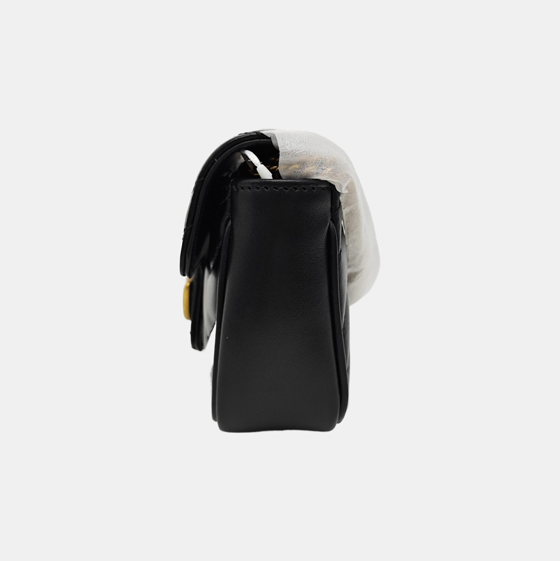 GG Marmont Mini Quilted Calfskin Black
