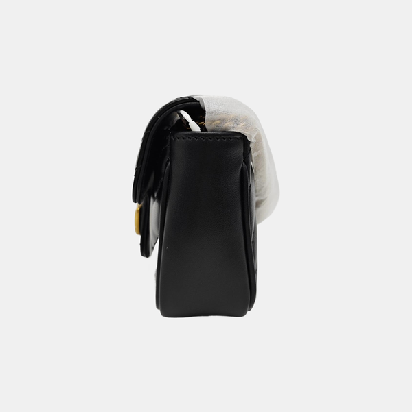 GG Marmont Mini Quilted Calfskin Black