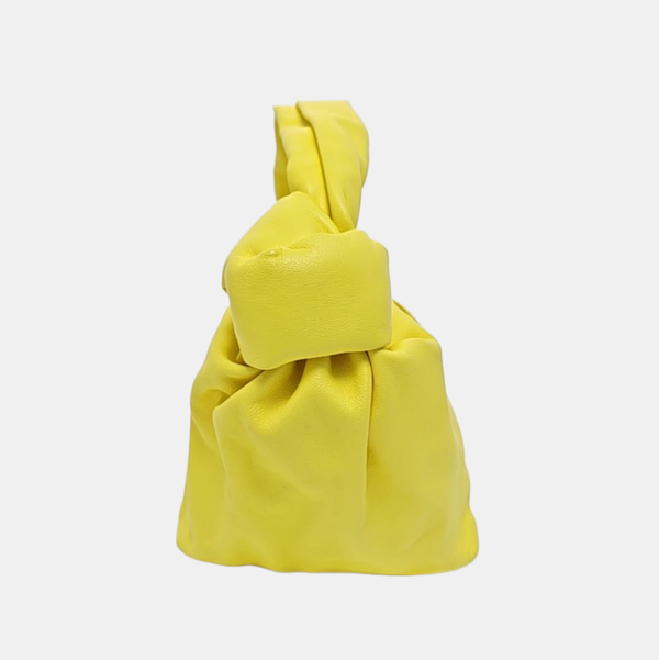 Double Knot Calfskin Yellow