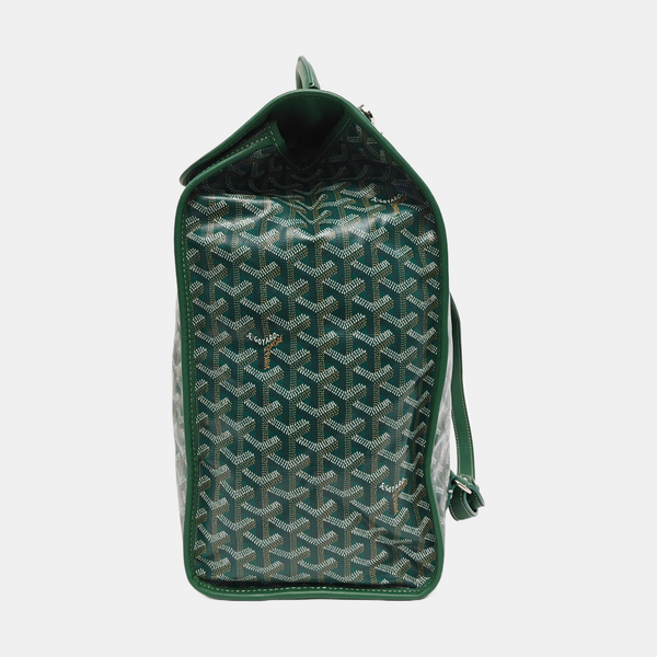 Saint Léger Coated Canvas Green