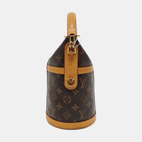 DUFFLE Monogram Coated Canvas Brown