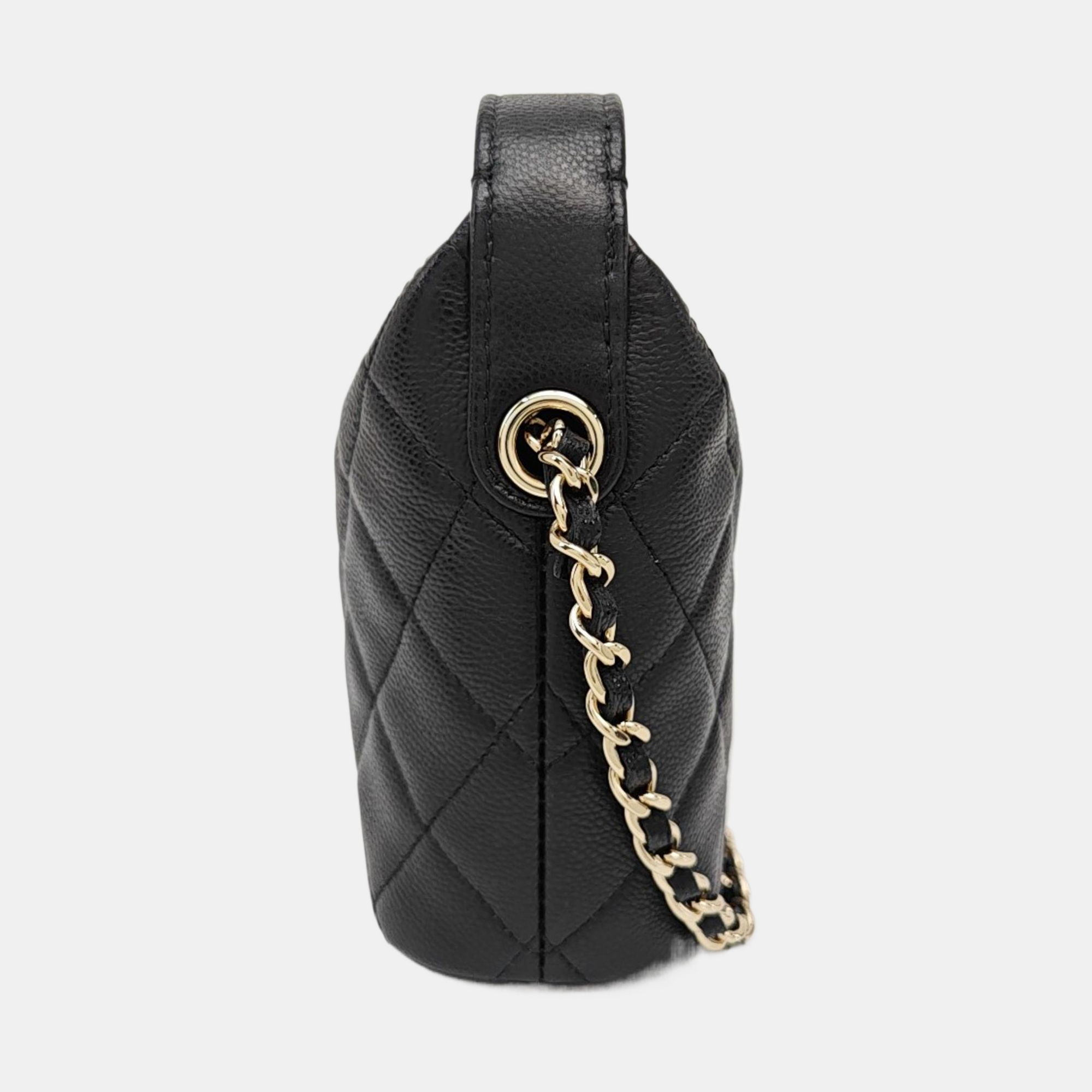 HOBO Quilted Grained Calfskin Black