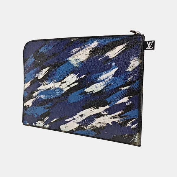 Calfskin Clutch Blue