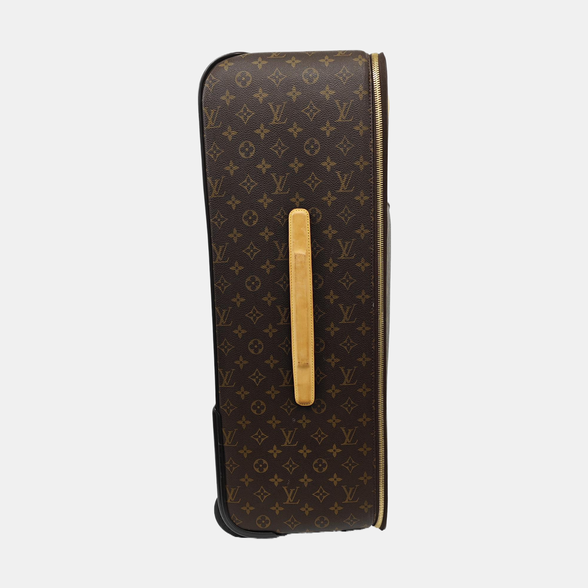 PEGASE 65 Monogram Coated Canvas Brown