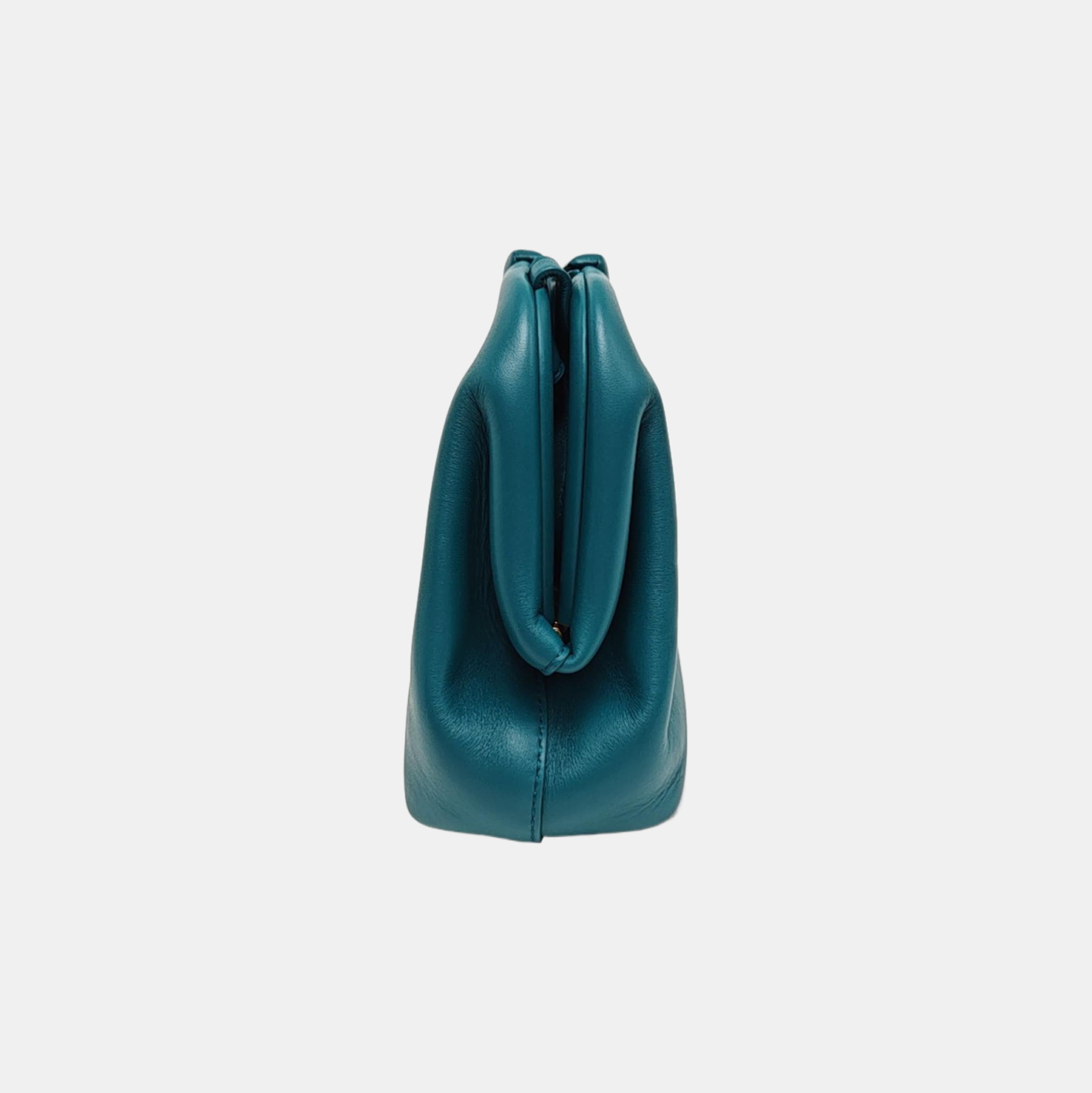 Point Quilted Calfskin Blue