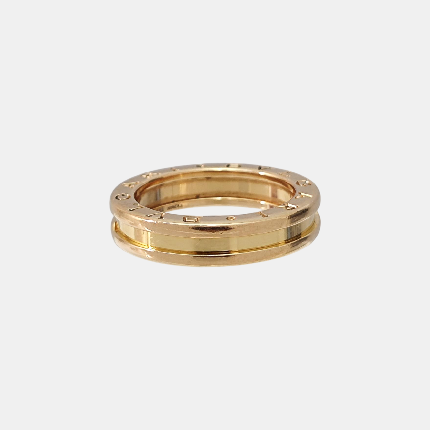 B.ZERO1 18k Rose Gold Ring EU 54