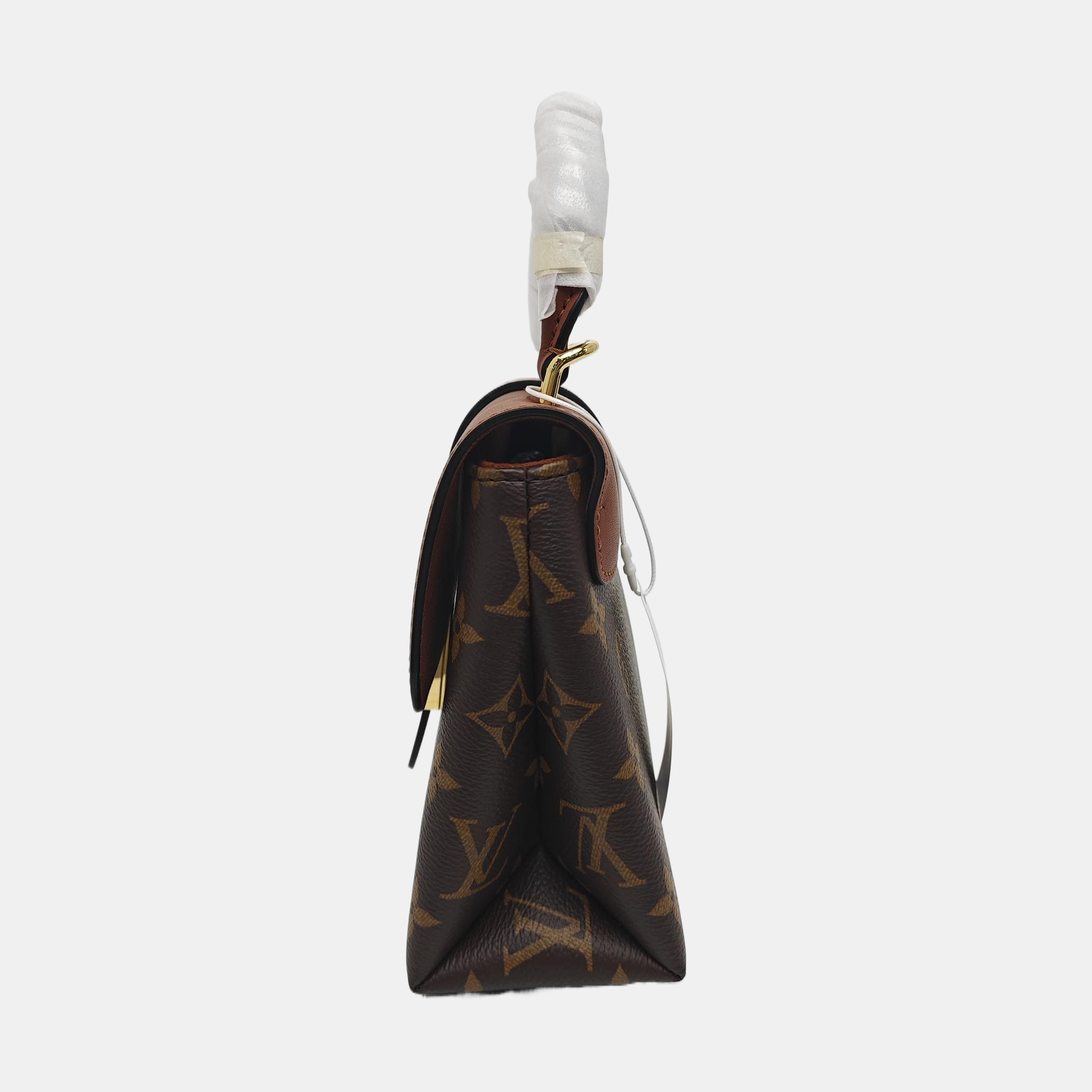 LOCKY BB Monogram Coated Canvas Brown