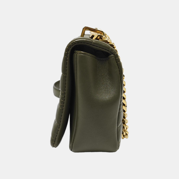 Lola Small Quilted Lambskin Green