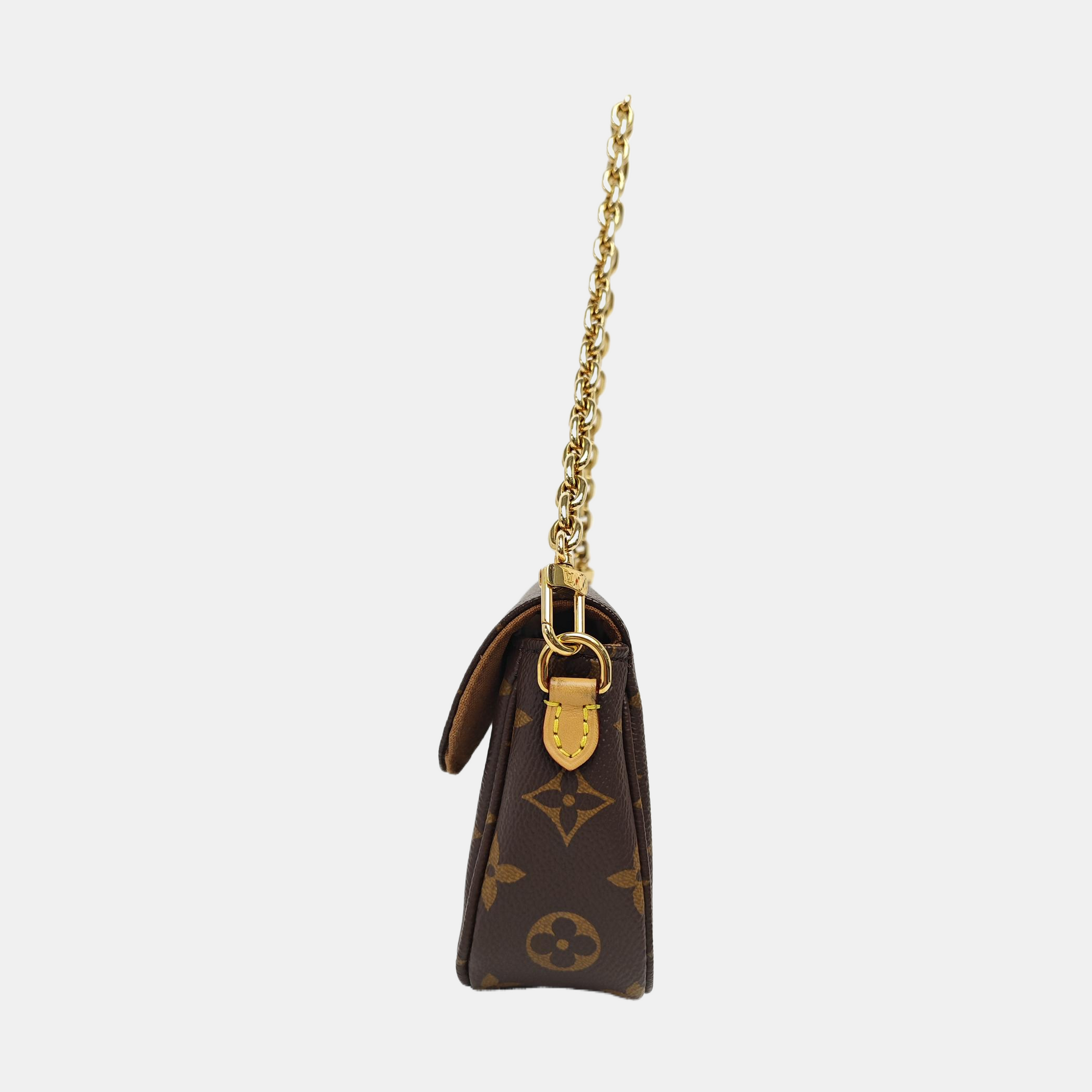 IVY Monogram Coated Canvas Brown