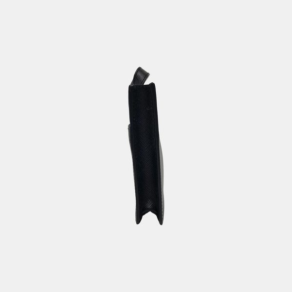 Saffiano Calfskin Crossbody Bag Black