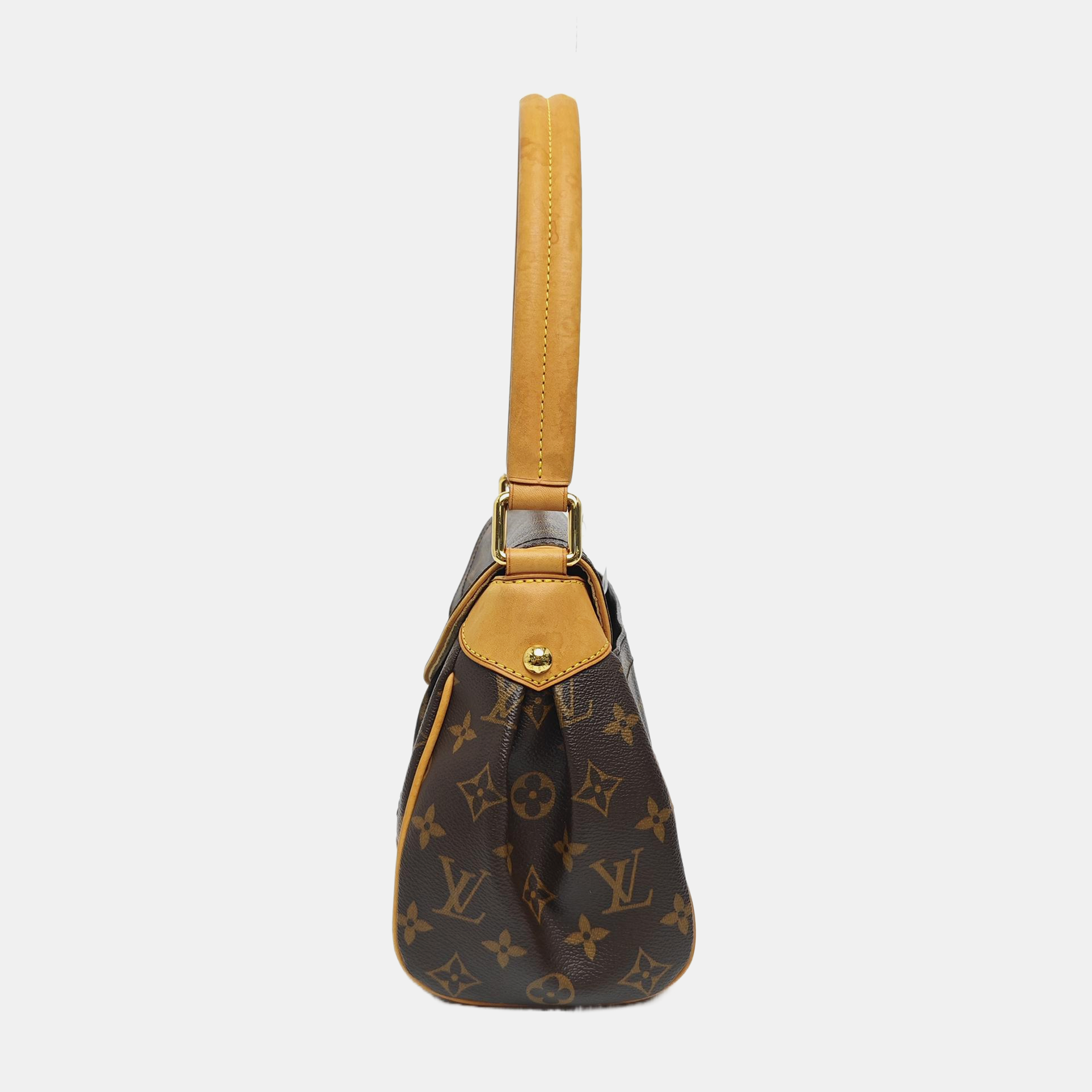 BEVERLY MM Monogram Coated Canvas Brown