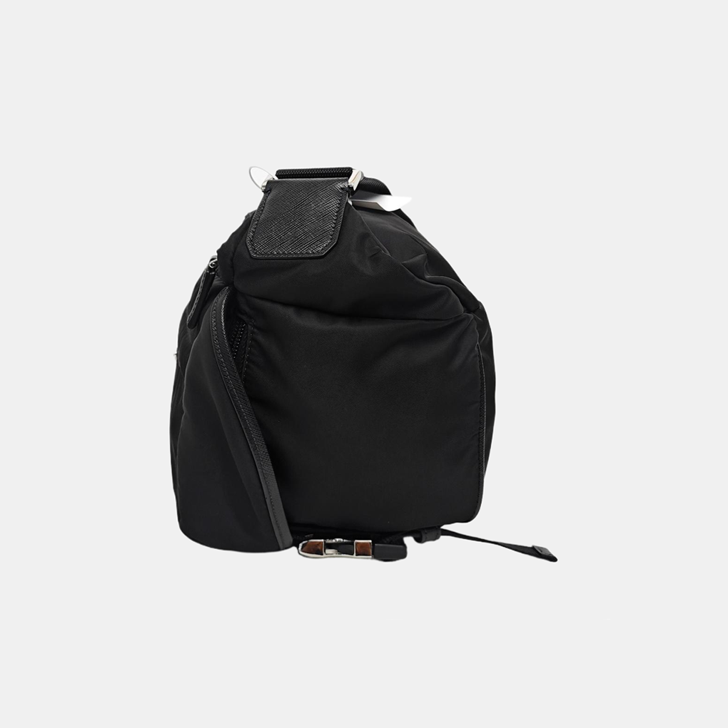 Nylon Shoulder Bag Black