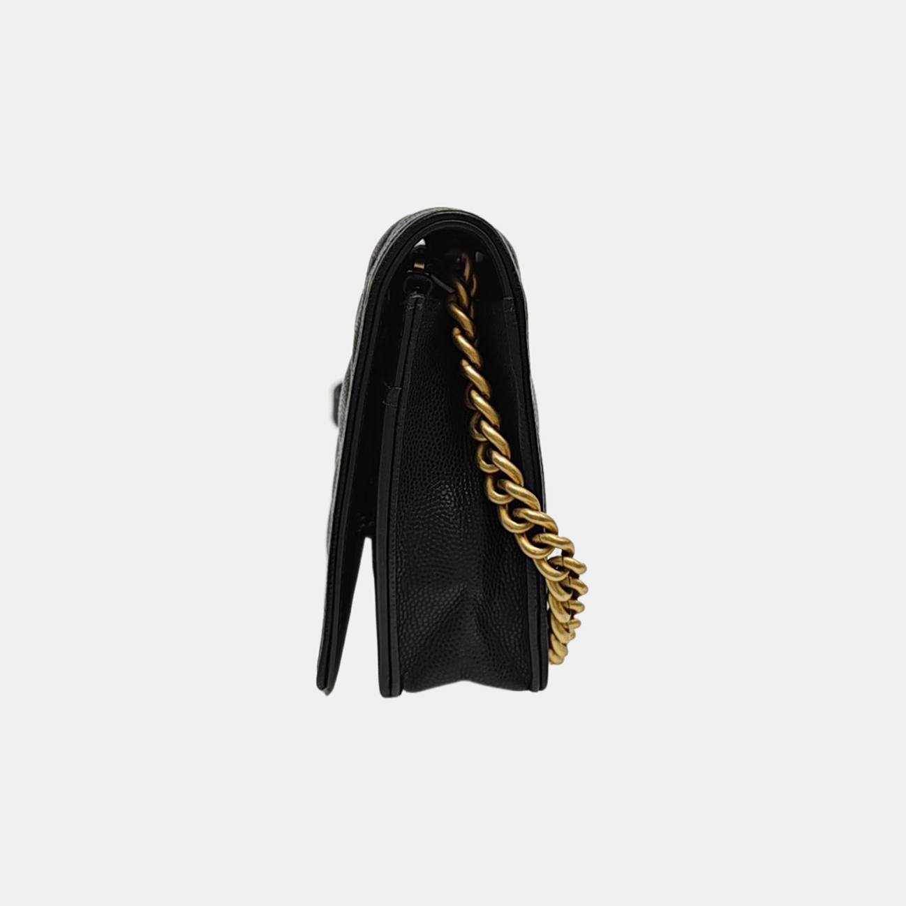BOY CHANEL Mini Quilted Grained Calfskin Black
