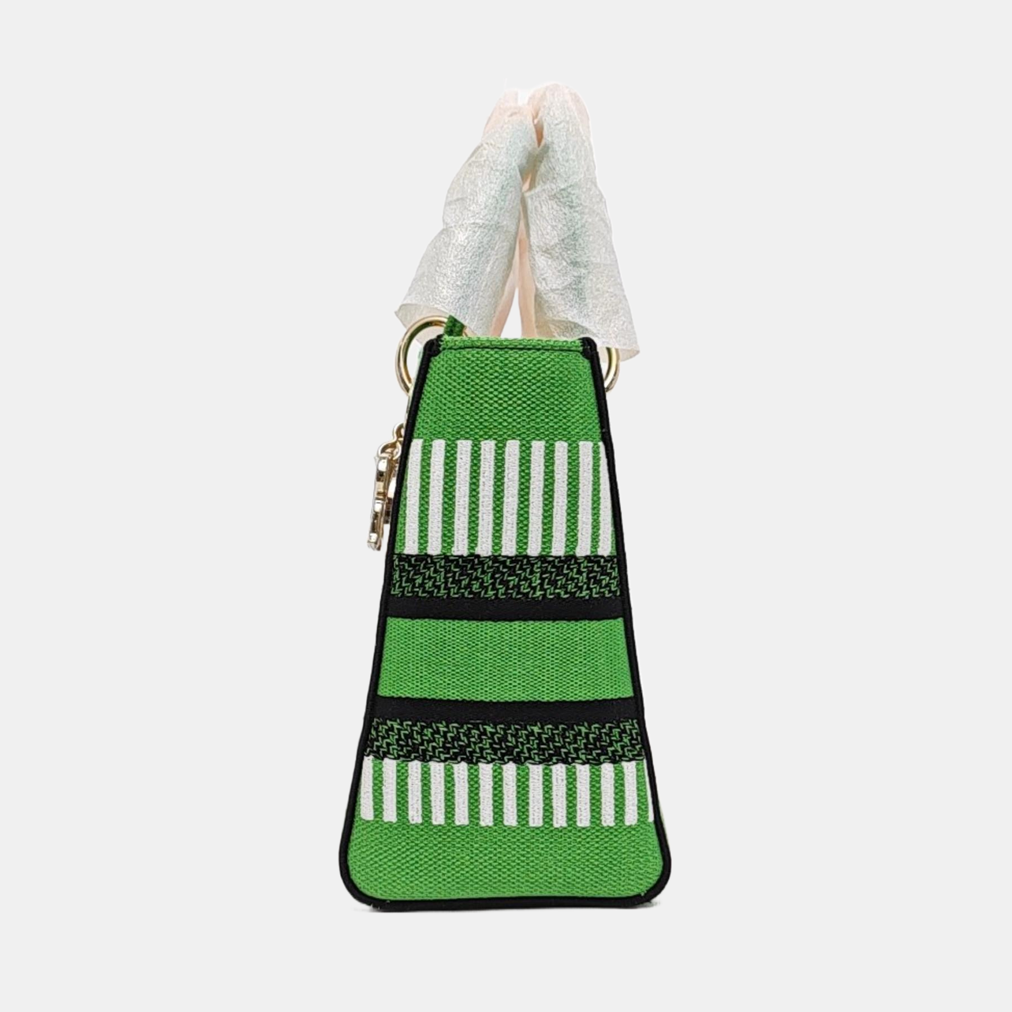 Authenticated pre-owned  Lady D-Lite Medium Fabric Multicolor - Tote Bag at Looply